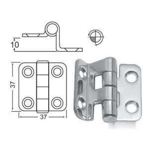 Cerniera inox a sbalzo 37x37 mm