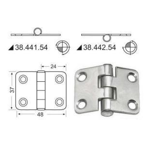 Cerniera nodo sporgente 48x37 mm