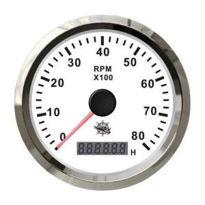 Contagiri 0-8000 rpm bianco/lucida