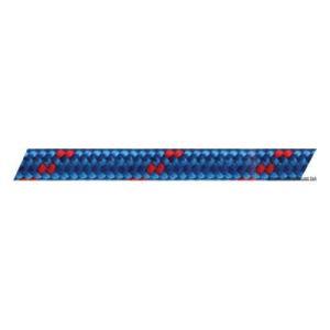 Doppia treccia blu mm 6