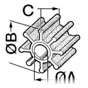 Girante rif. 121.gx girella - impeller