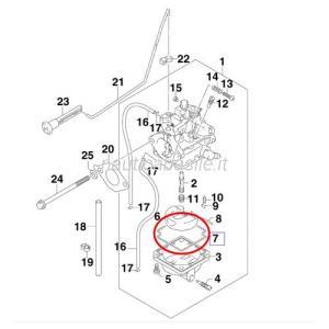 Guarnizione carburatore evinrude johnson brp