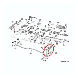 Leva sterzo evinrude johnson brp