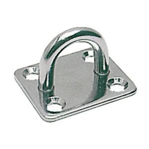 Piastrina inox filo mm 6