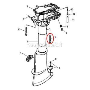 Vite bullone evinrude johnson brp
